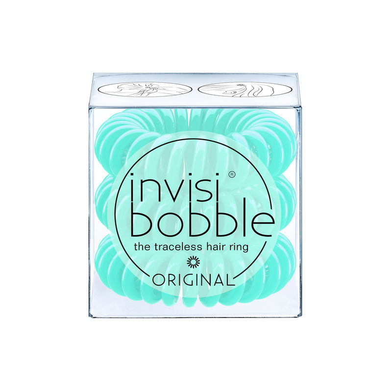 InvisiBobble spirál hajgumi 3 db (Mint to be -mentazöld)
