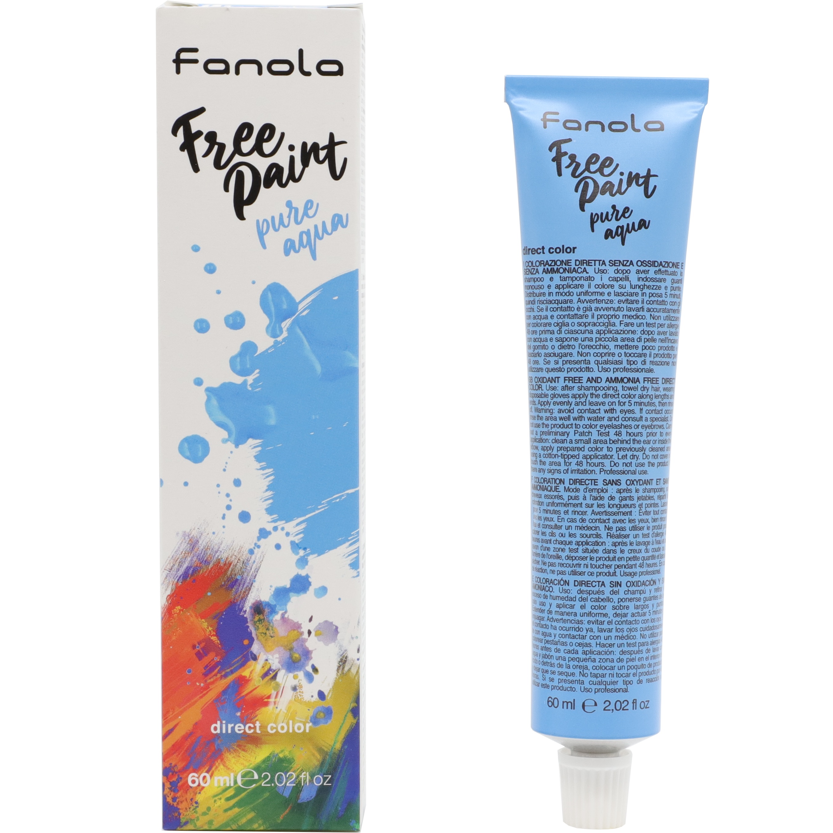FANOLA Free Paint Direct Color Pure Aqua 60 ml
