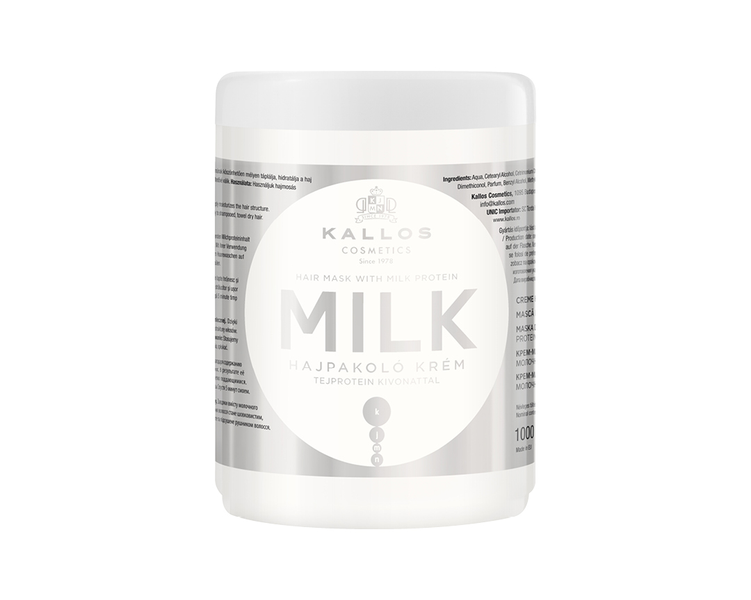 KJMN Milk Hajpakoló Krém Tejprotein Kivonattal 1000 ml