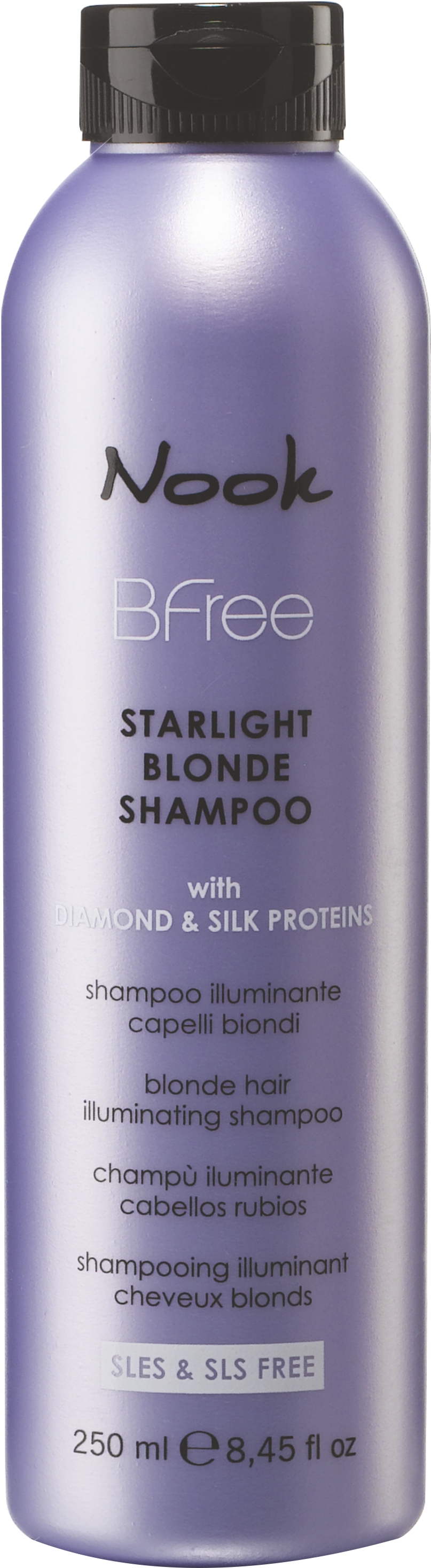 NOOK Bfree Starlight Blonde fényesítő sampon 250 ml
