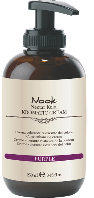 Nook Kromatic Cream Color hajszínező maszk Sötétlila 250 ml