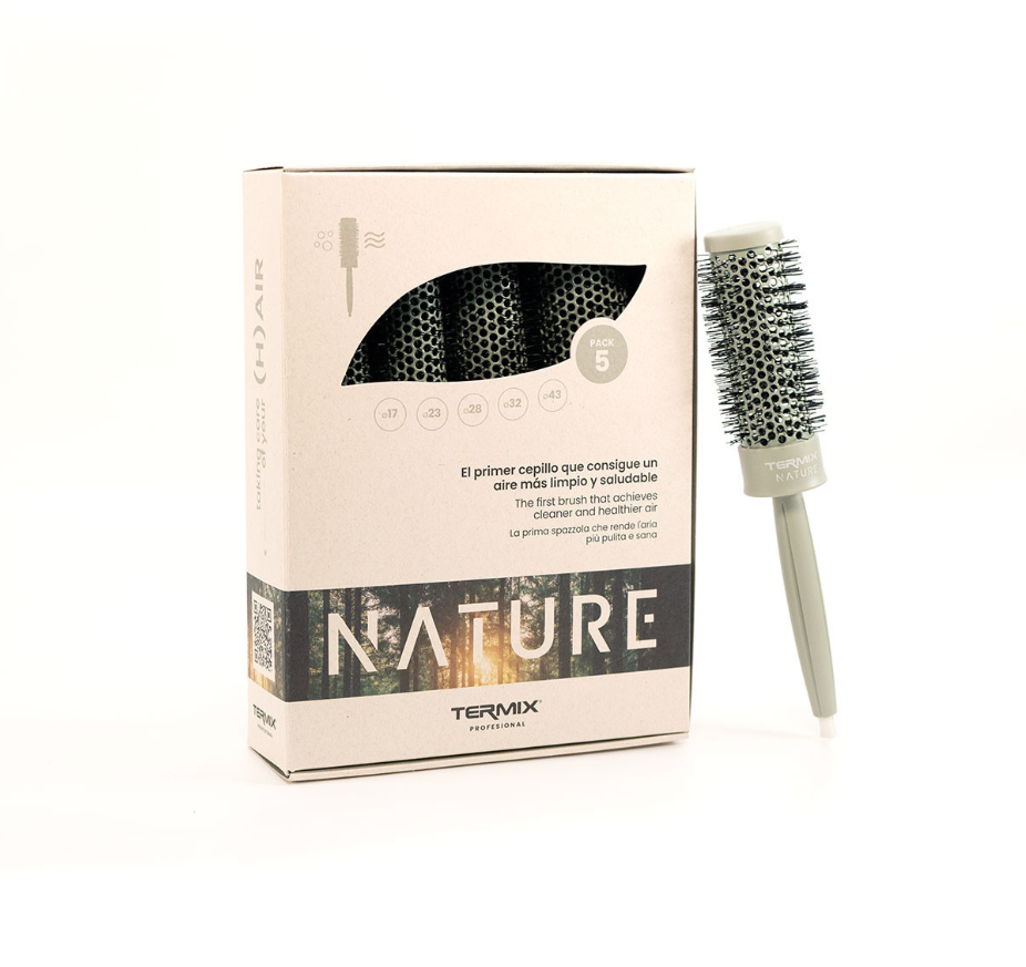 Termix Professional Nature Round Hairbrushes - szett 5 db 