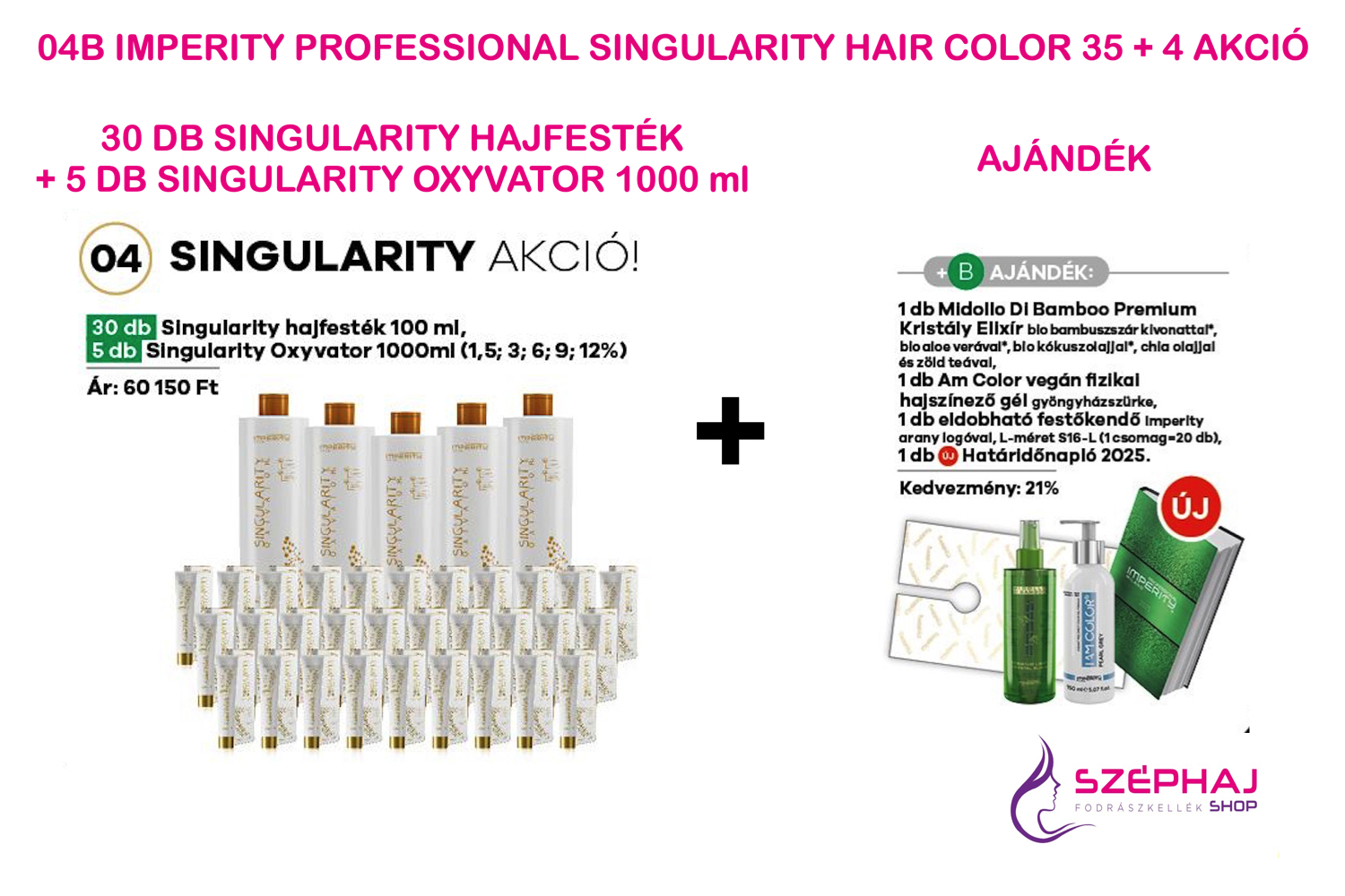 04B IMPERITY Singularity Hair Color Cream 100 ml 35+ AKCIÓ