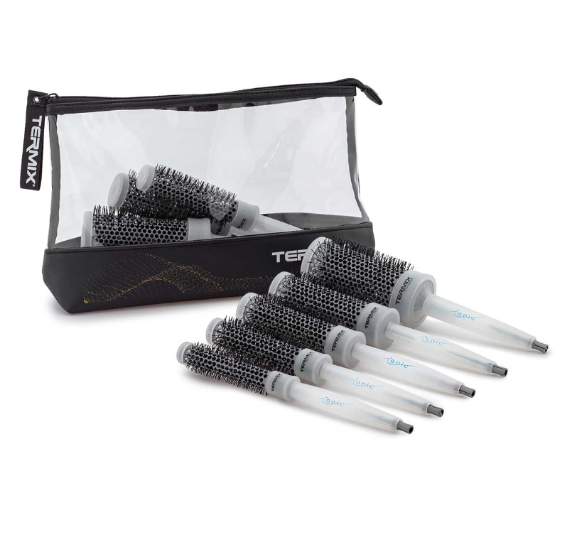 Termix C-Ramic Round Hair Brushes - szett 5 db (Ø 17, Ø 23, Ø 28,  Ø 32, Ø 43)