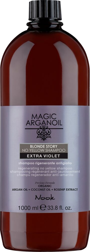 NOOK Magic Arganoil Blonde Story No Yellow Shampo Extra Violet 1000 ml