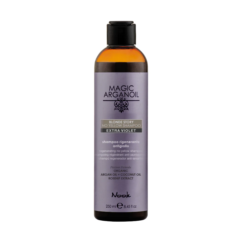 NOOK Magic Arganoil Blonde Story No Yellow Shampo Extra Violet 250 ml