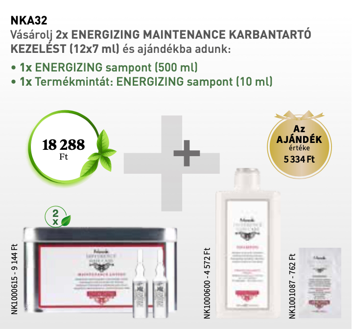 NKA32 NOOK Energizing Maintenance Karbantartó kezelés 2+2 AKCIÓ