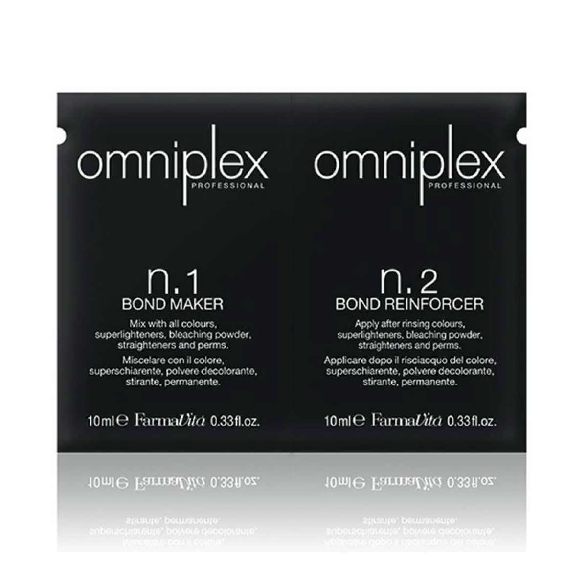 FarmaVita Omniplex No1 Bond Maker 10ml + No2 Bond Reinforcer 10ml