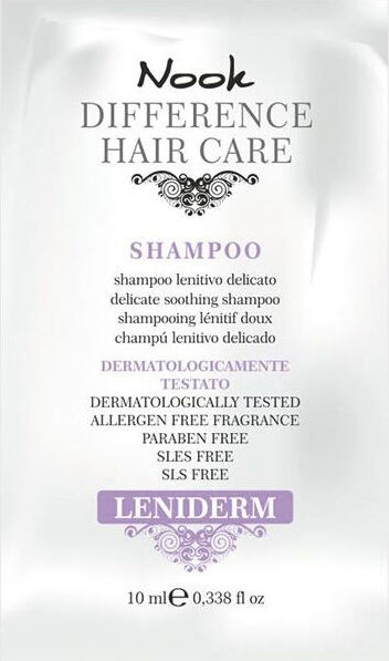 NOOK Diference Hair Care Leniderm Shampoo Minta 10 ml